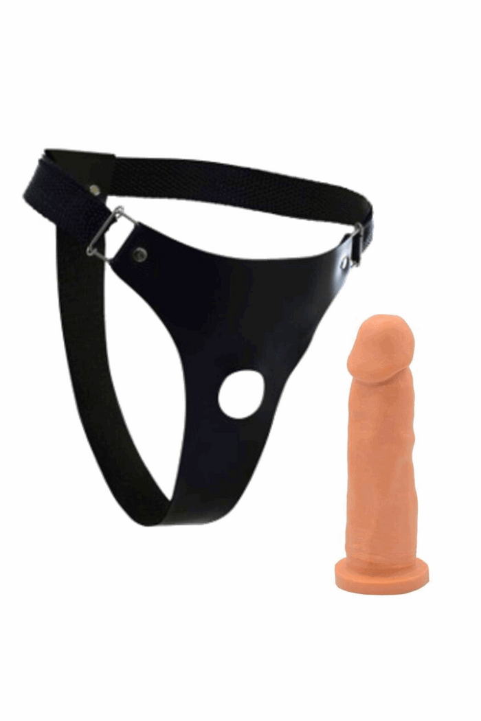 Cinta Peniana com Prótese 15cm - Dominatrixxx