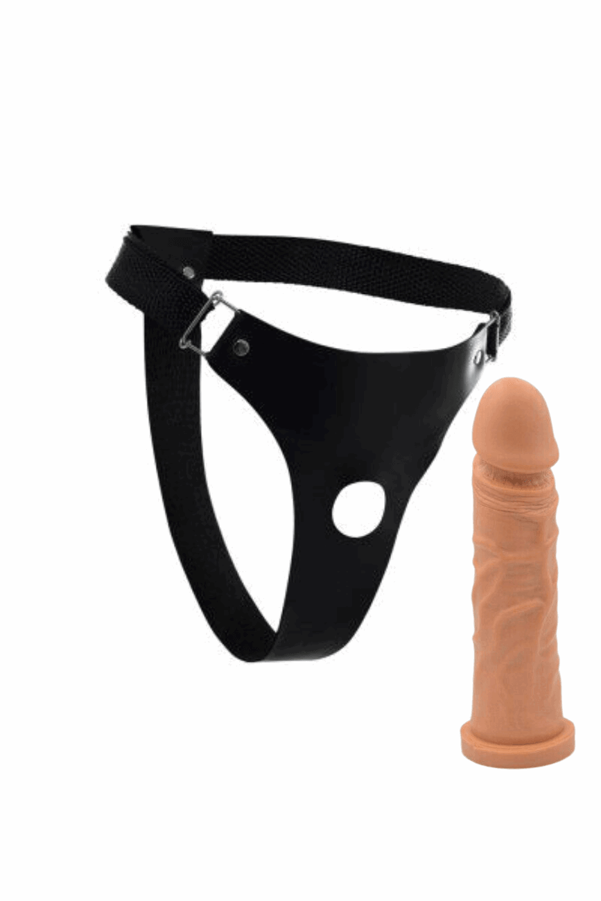 Cinta Peniana com Prótese 19cm - Dominatrixxx