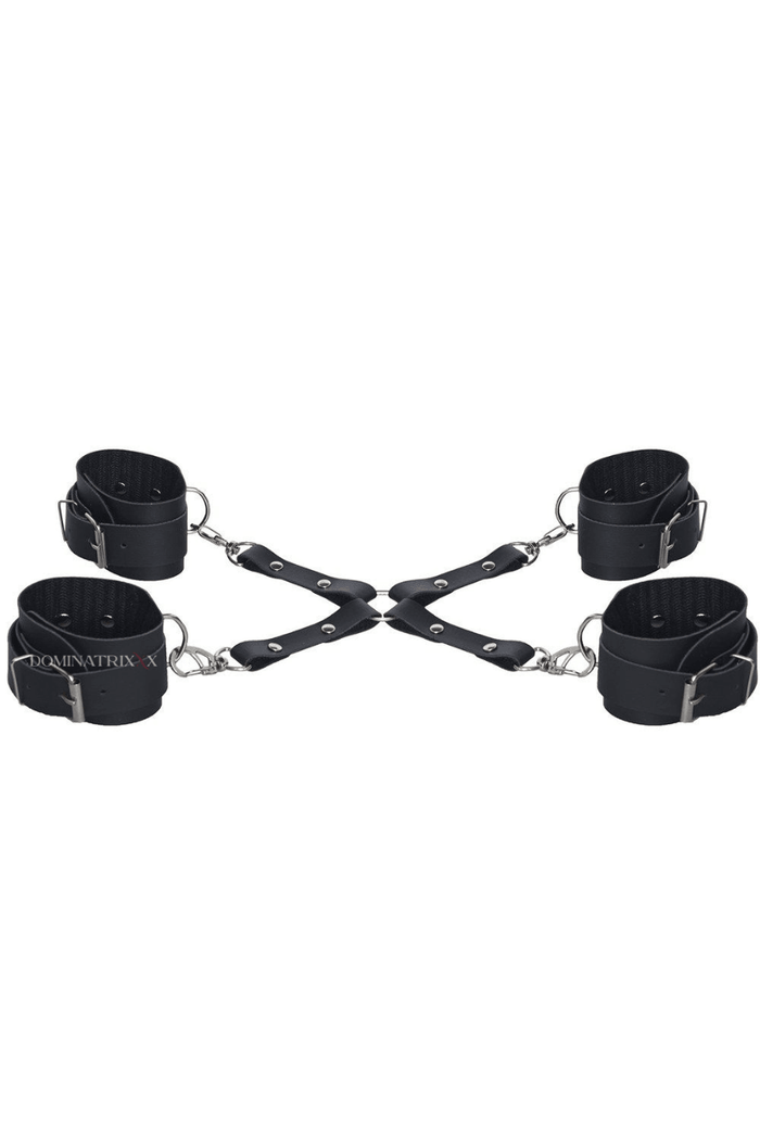 Kit BDSM Braceletes e Tornozeleiras XXX - Dominatrixxx