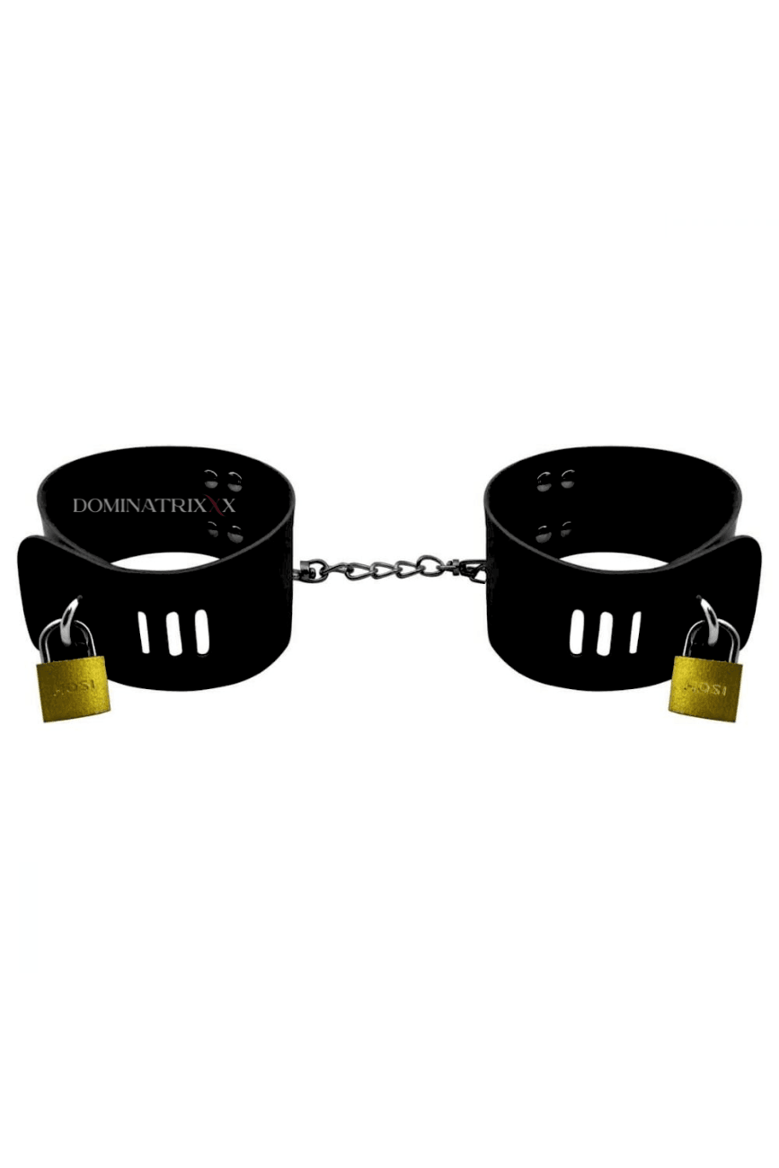 Algema Bracelete Carrara com Cadeado - Dominatrixxx