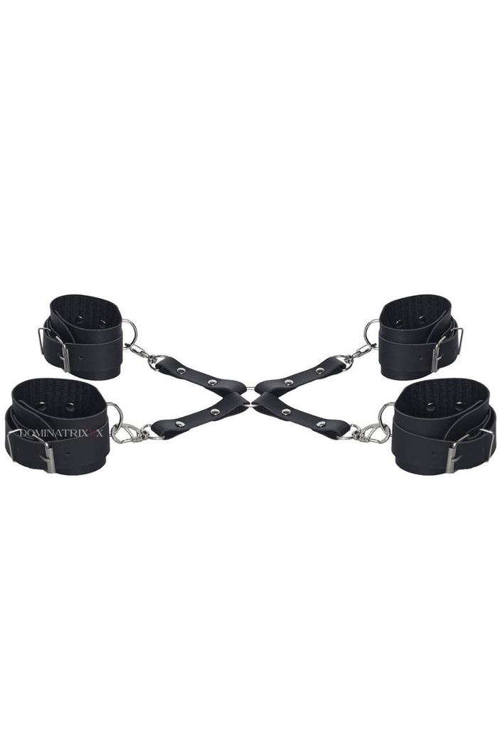 Kit BDSM Braceletes e Tornozeleiras XXX - Dominatrixxx